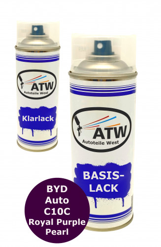 Autolack für BYD Auto C10C Royal Purple Pearl +400ml Klarlack Set
